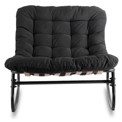 Fotel Bujany AURORA Czarny