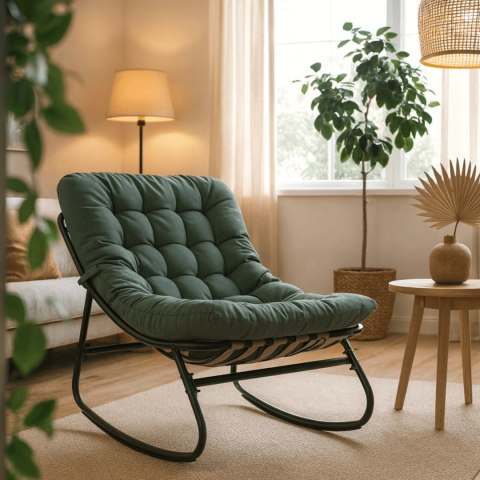 Fotel Bujany AURORA Zielony