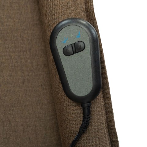 Fotel Wypoczynkowy COLTON z Funkcją Wstawania Elektrycznie Rozkładany Brązowy Nowoczesny