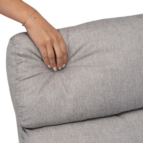 Fotel Wypoczynkowy COLTON z Funkcją Wstawania Elektrycznie Rozkładany Szary Nowoczesny