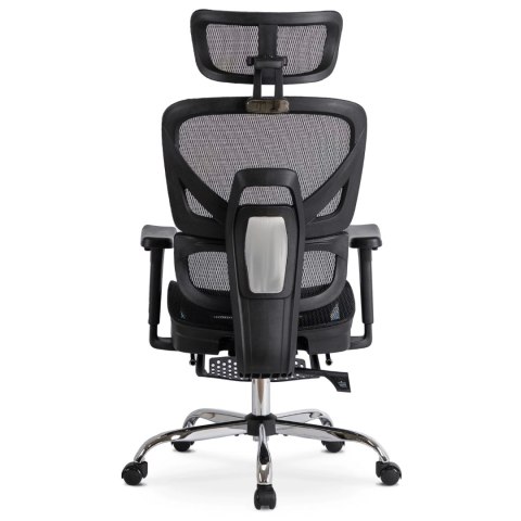 Fotel Biurowy Obrotowy KAIR Czarny Nowoczesny