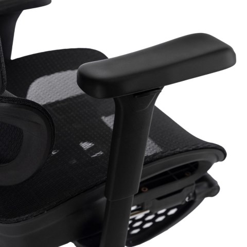 Fotel Biurowy Obrotowy KAIR Czarny Nowoczesny