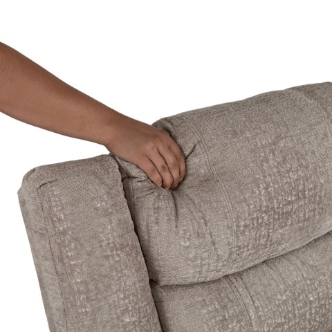 Fotel Rozkładany ARTURO Beżowy Welurowy