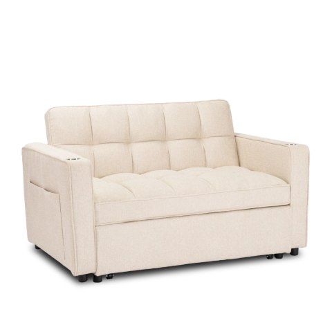 Fotel Rozkładany ASTER do Spania Beżowy