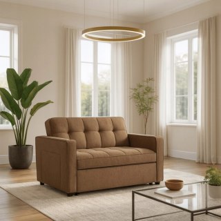 Fotel Rozkładany ASTER do Spania Brązowy