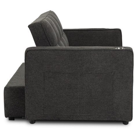 Fotel Rozkładany ASTER do Spania Czarny