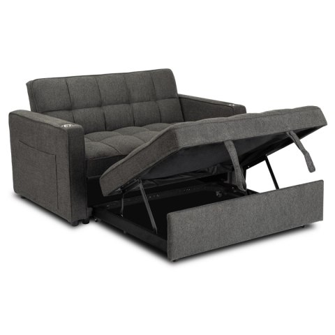 Fotel Rozkładany ASTER do Spania Czarny