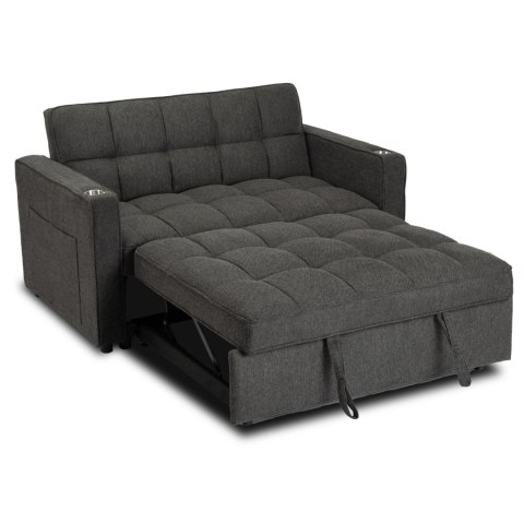 Fotel Rozkładany ASTER do Spania Czarny