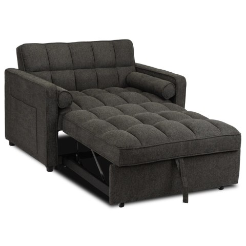 Fotel Rozkładany CORRA do Spania Czarny