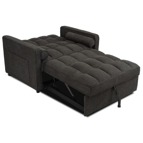 Fotel Rozkładany CORRA do Spania Czarny