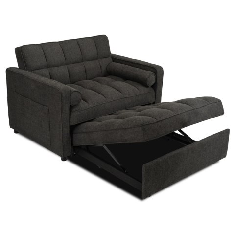 Fotel Rozkładany CORRA do Spania Czarny