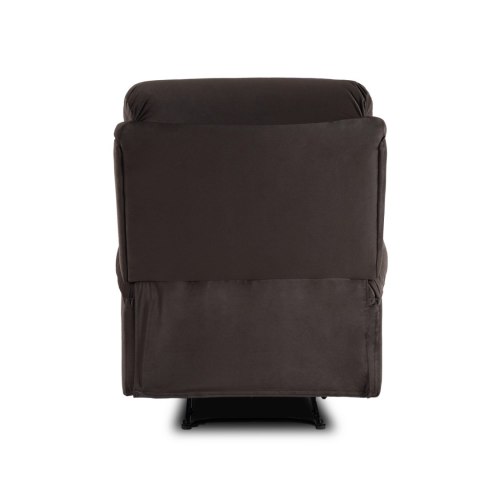 Fotel Rozkładany KOBE Brązowy Welurowy