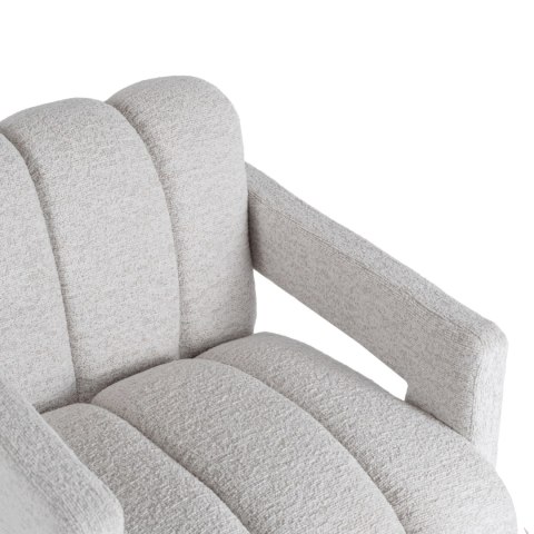 Fotel Wypoczynkowy do Salonu BENDER Szary Nowoczesny