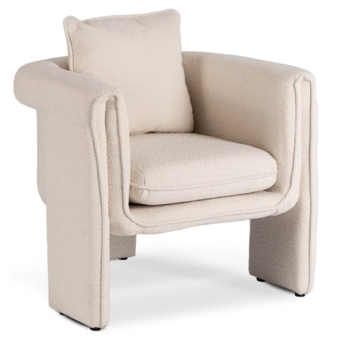 Fotel Wypoczynkowy do Salonu GALA Beżowy Nowoczesny