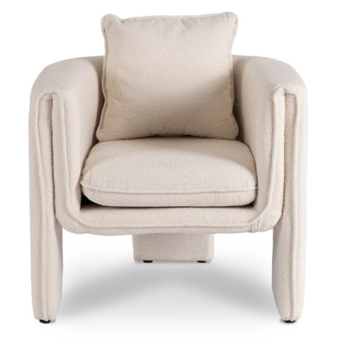 Fotel Wypoczynkowy do Salonu GALA Beżowy Nowoczesny