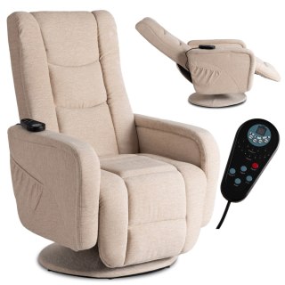 Fotel Masujący Obrotowy SPIKE 2 Beżowy