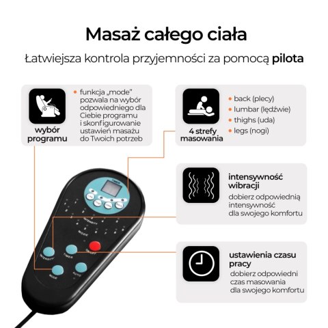 Fotel Masujący Obrotowy SPIKE 2 Beżowy