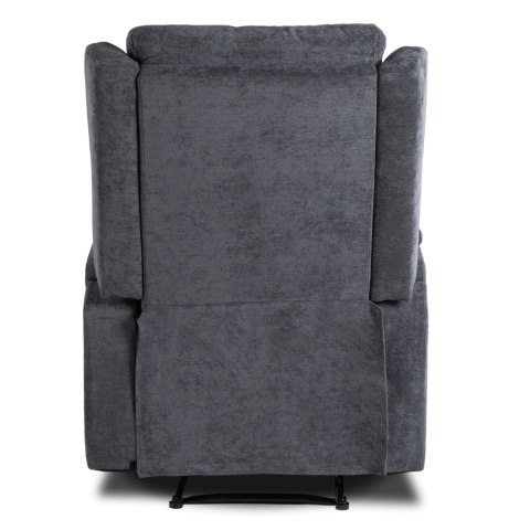 Fotel Rozkładany Masujący SEBASTIAN Ciemnoszary Tkanina