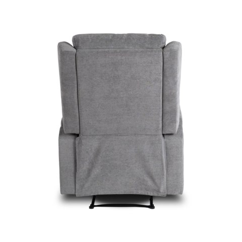 Fotel Rozkładany Masujący SEBASTIAN Szary Tkanina