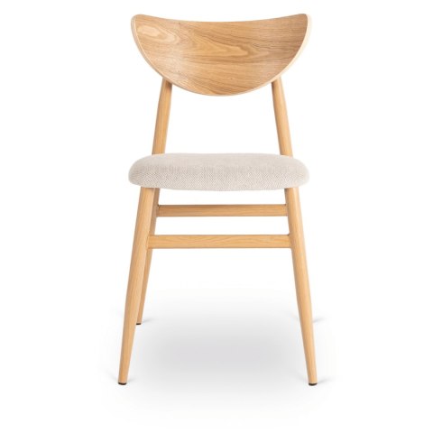 Krzesło BRAGA Dąb/Beż