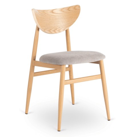 Krzesło BRAGA Dąb/Szary