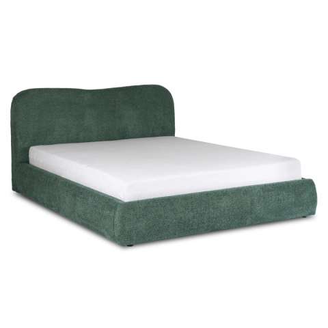 Łóżko 160x200 BRISTOL z Pojemnikiem Zielone Boucle