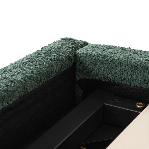 Łóżko 160x200 BRISTOL z Pojemnikiem Zielone Boucle
