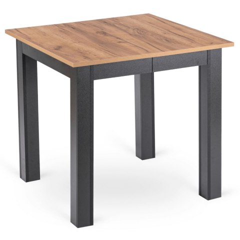 Stół BEN Rozkładany 80-200 cm Dąb Craft/Czarny