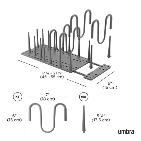 Umbra UMBRA organizer na naczynia PEGGY