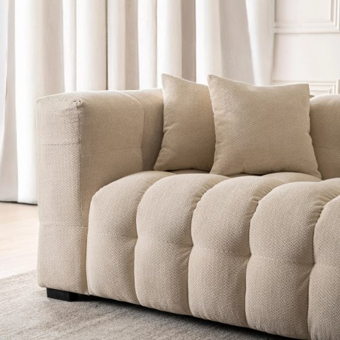 Fotel Wypoczynkowy MODERNO 1S Kremowy Nowoczesny