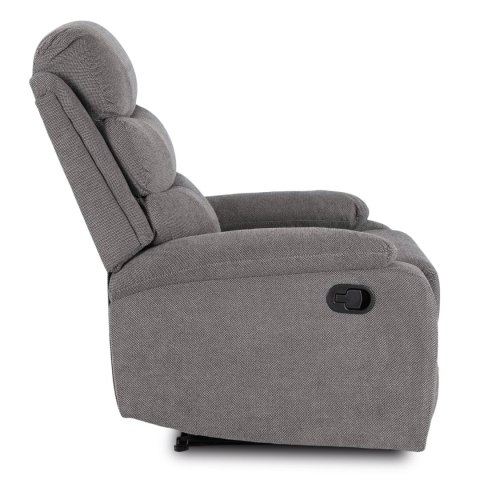 Fotel Rozkładany KOBE Szary Tkanina