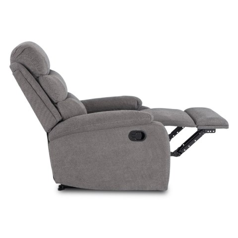 Fotel Rozkładany KOBE Szary Tkanina