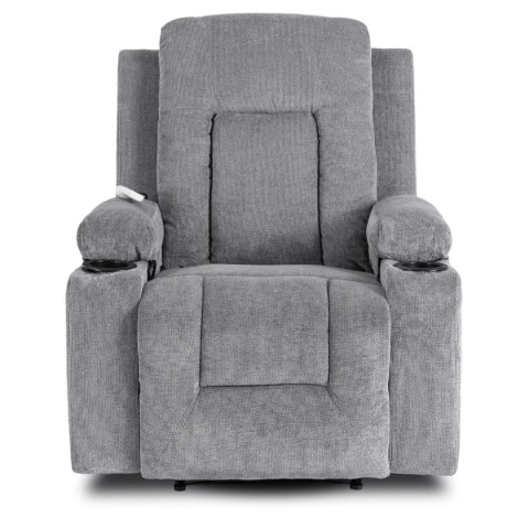 Fotel Rozkładany Masujący BOX 2 Ciemnoszary