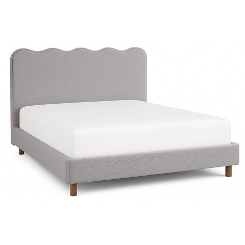 Łóżko 160x200 IZMIR Szare Boucle
