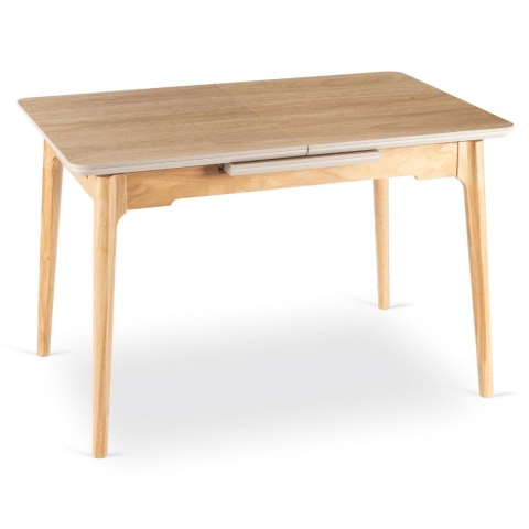 Stół SAMER Rozkładany Ceramiczny 120-160 cm Dąb