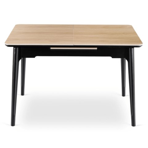 Stół SAMER Rozkładany Ceramiczny 138-178 cm Dąb/Czarny