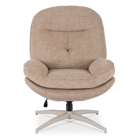Fotel Wypoczynkowy Obrotowy MESA Beżowy