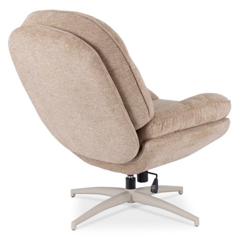 Fotel Wypoczynkowy Obrotowy MESA Beżowy