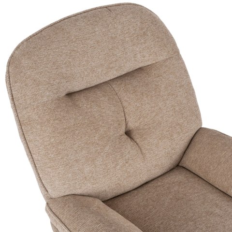 Fotel Wypoczynkowy Obrotowy MESA Beżowy