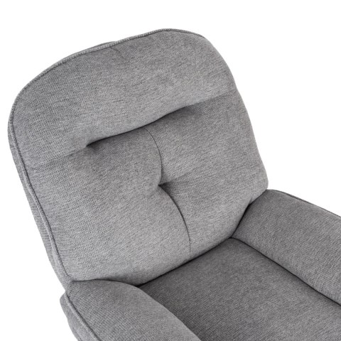 Fotel Wypoczynkowy Obrotowy MESA Szary