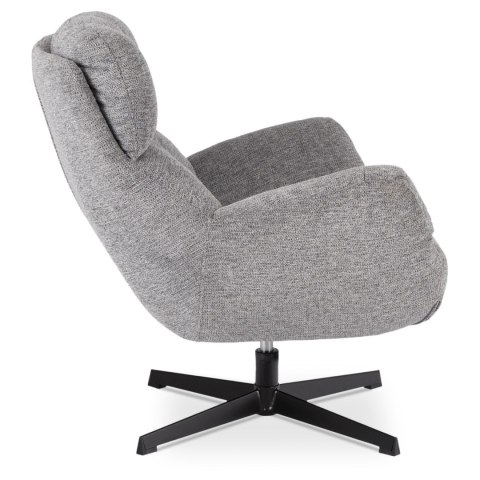 Fotel Wypoczynkowy Obrotowy REAL Szary