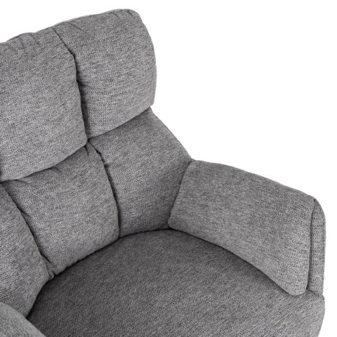 Fotel Wypoczynkowy Obrotowy REAL Szary