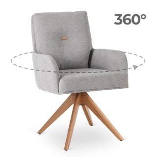 Krzesło Obrotowe BIANCO Szare