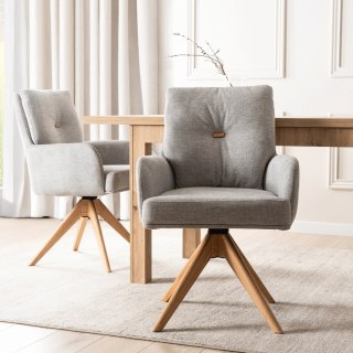 Krzesło Obrotowe BIANCO Szare