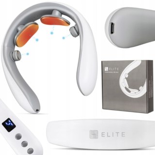 Masażer Do Karku ME-NM03 Z Funkcją Podgrzewania Biały/Szary