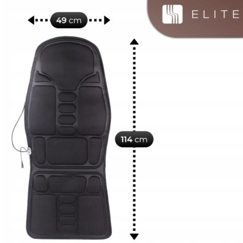 Mata Masująca Na Fotel ME-MC10 Czarna