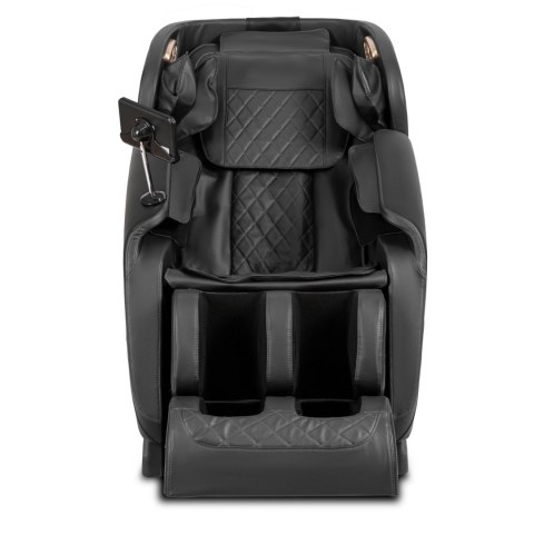 Fotel Masujący VX MAX Czarny Ekoskóra Angielskie Menu