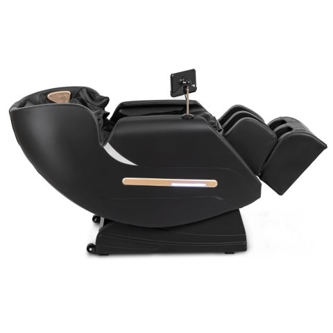 Fotel Masujący VX MAX Czarny Ekoskóra Angielskie Menu