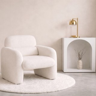 Fotel Wypoczynkowy TOGO Kremowy Boucle