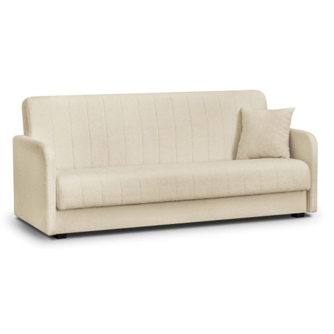 Sofa Rozkładana PORTO Jasnobeżowa Boucle